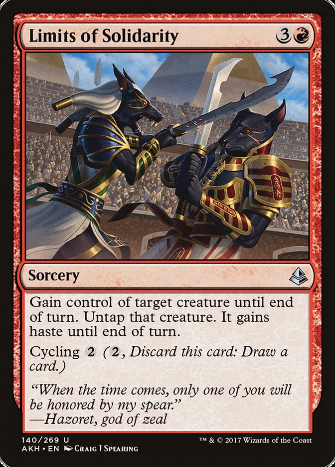 Limits of Solidarity 140/269 (Amonkhet) 