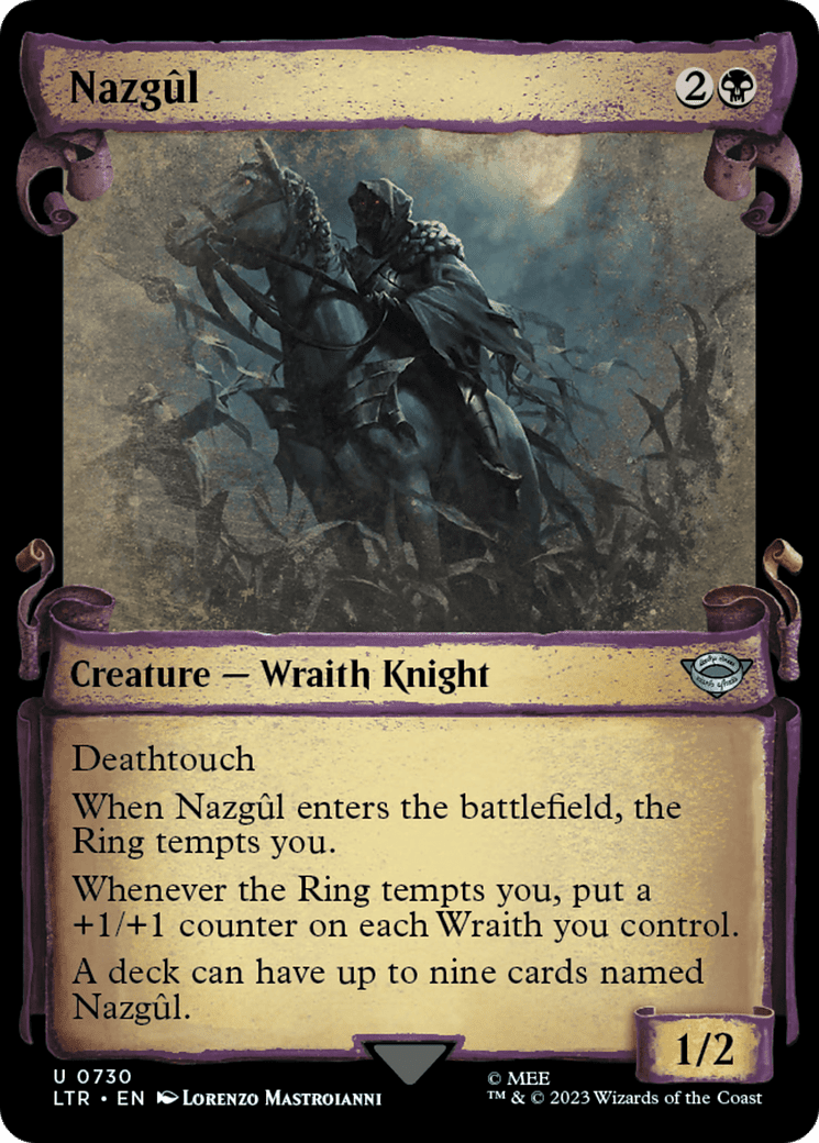 Nazgul (0730) [The Lord of the Rings: Tales of Middle-Earth Showcase Scrolls] Foil