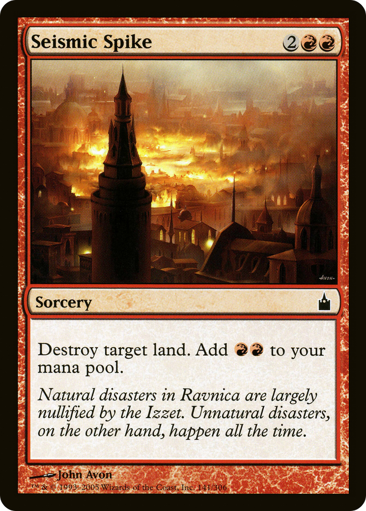 Seismic Spike [Ravnica: City of Guilds] Foil