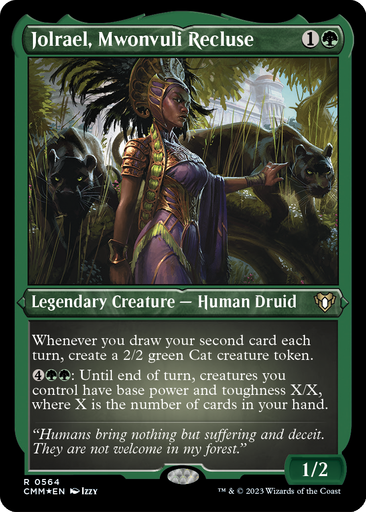 Jolrael, Mwonvuli Recluse (CMM-564) - Commander Masters Etched Foil