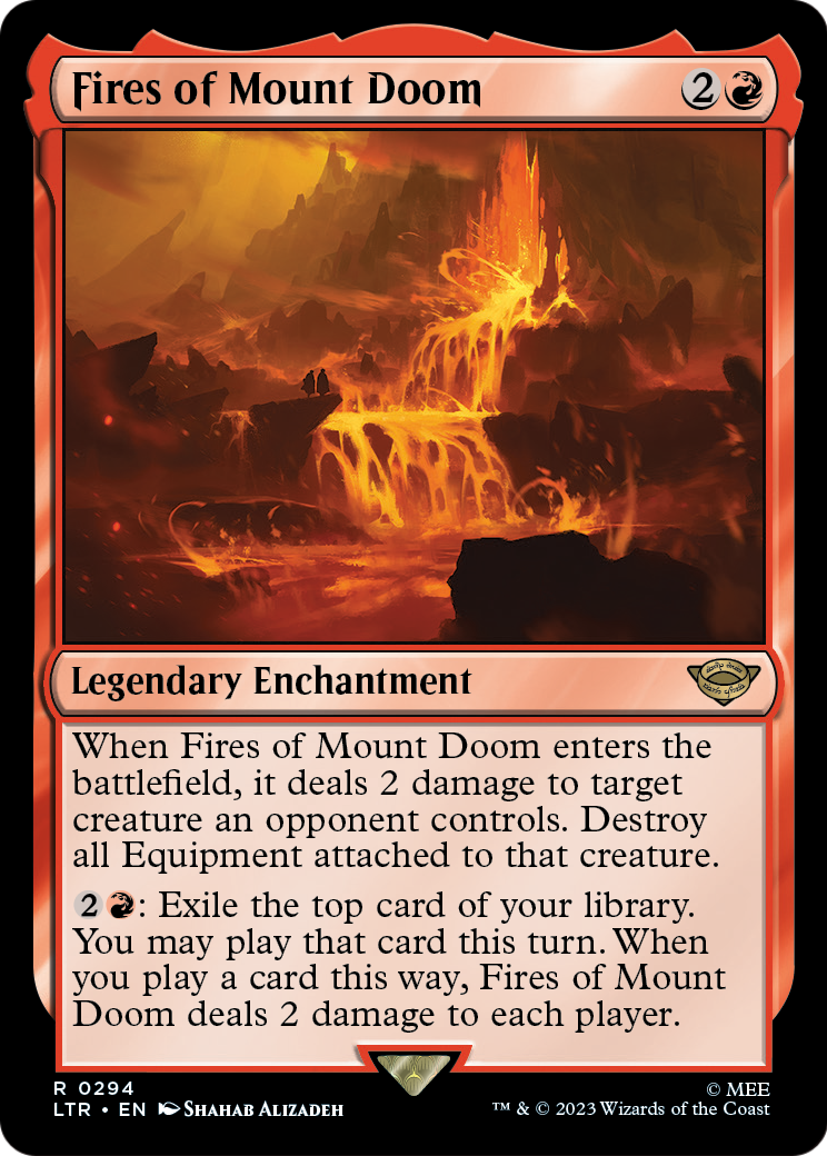 Fires of Mount Doom (294) [The Lord of the Rings: Tales of Middle-earth]  Foil