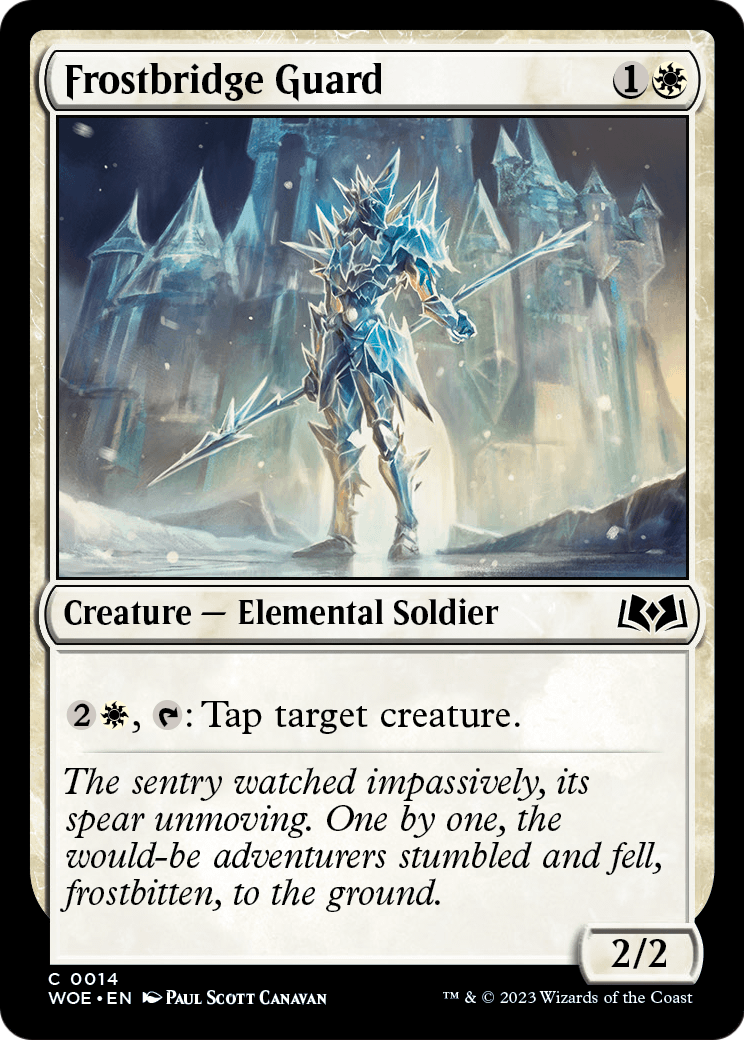 Frostbridge Guard [Wilds of Eldraine] Foil