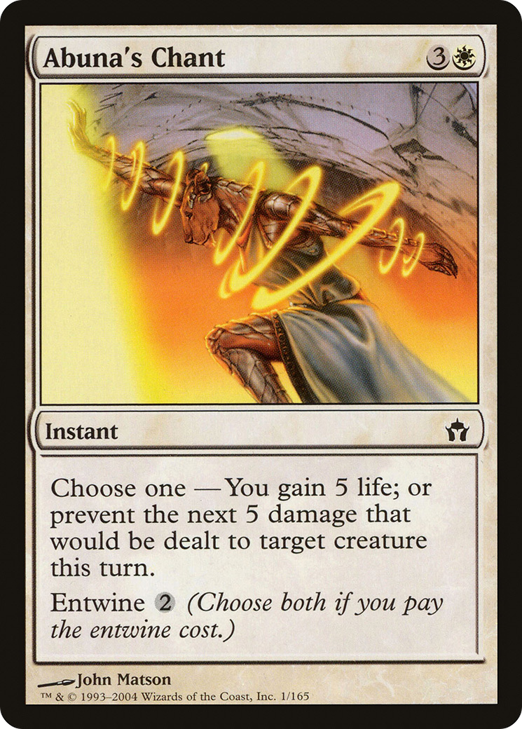Abuna's Chant [Fifth Dawn] Foil