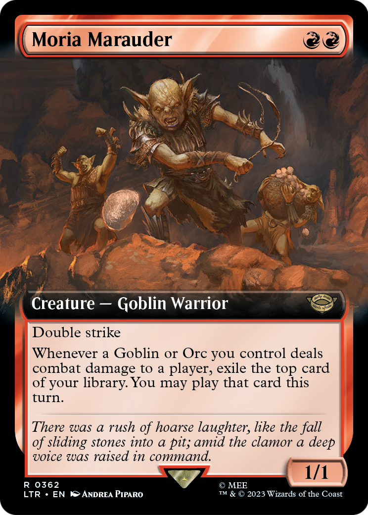 Moria Marauder (362) [The Lord of the Rings: Tales of Middle-earth] : (Extended Art) Foil