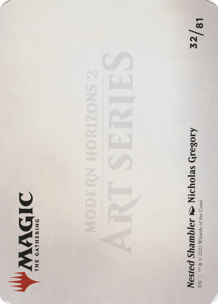 Nested Shambler // Nested Shambler (AMH2-032) - Modern Horizons 2 Art Series (Borderless) Foil