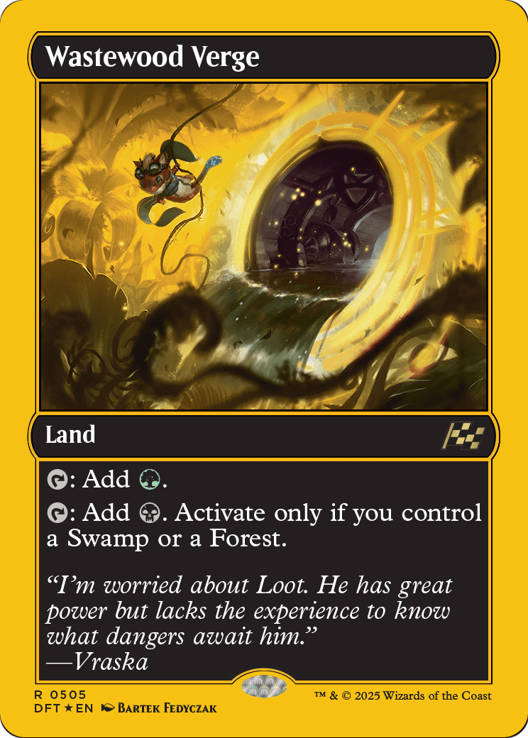 Wastewood Verge |  Foil (505) [Aetherdrift]