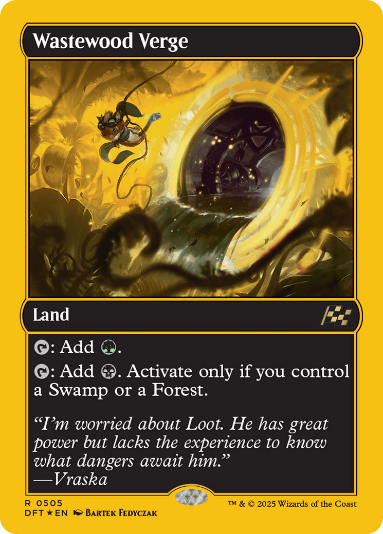 Wastewood Verge |  Foil (505) [Aetherdrift]
