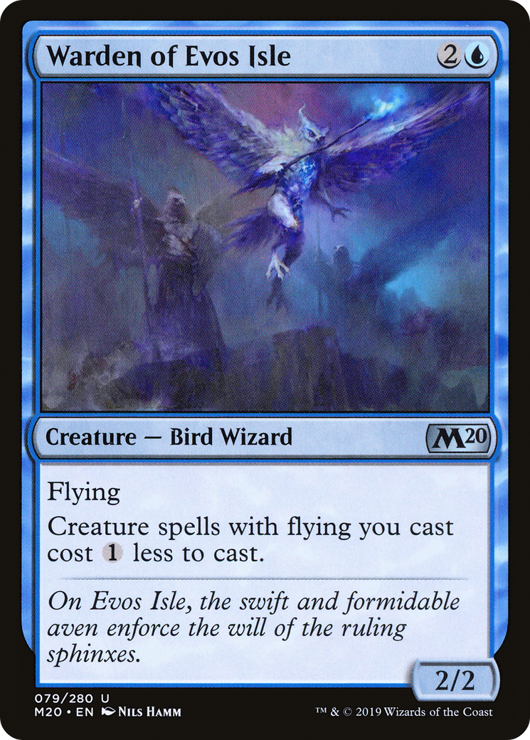 Warden of Evos Isle [Core Set 2020] Foil