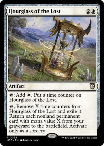 Hourglass of the Lost (Ripple Foil) [Modern Horizons 3 Commander]