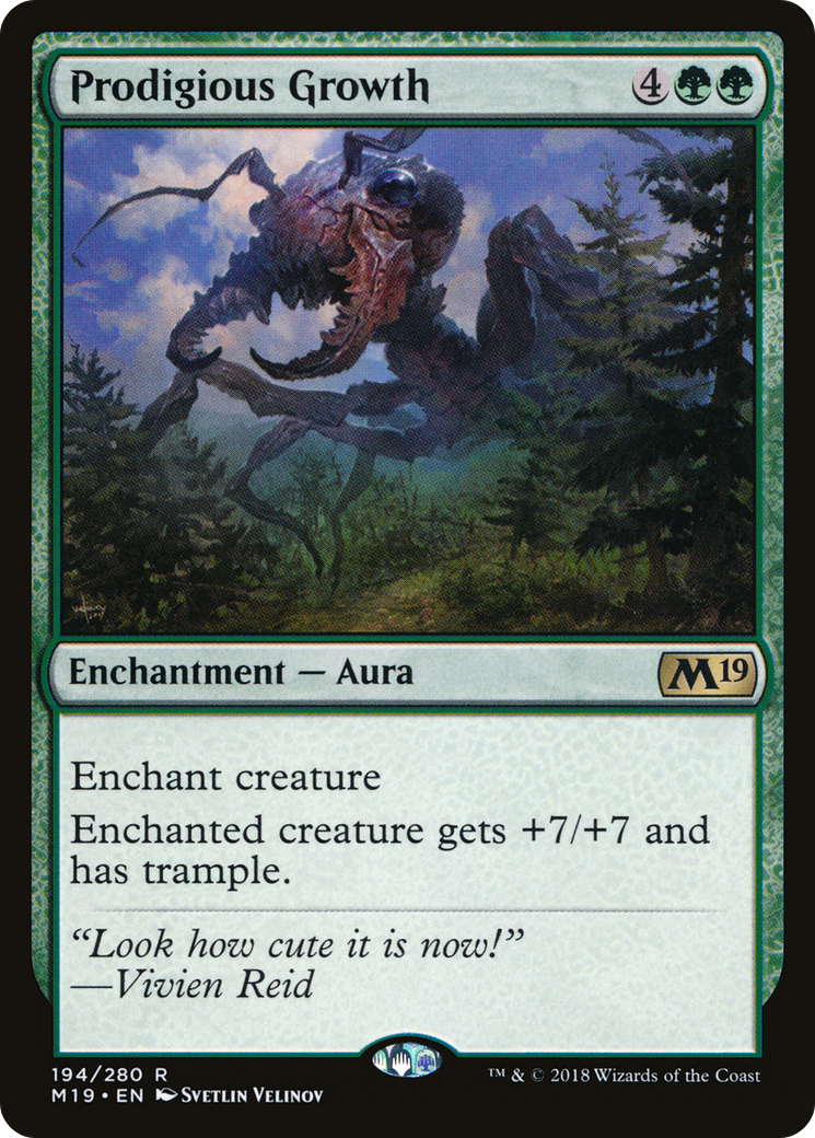 Prodigious Growth [Core Set 2019] Foil
