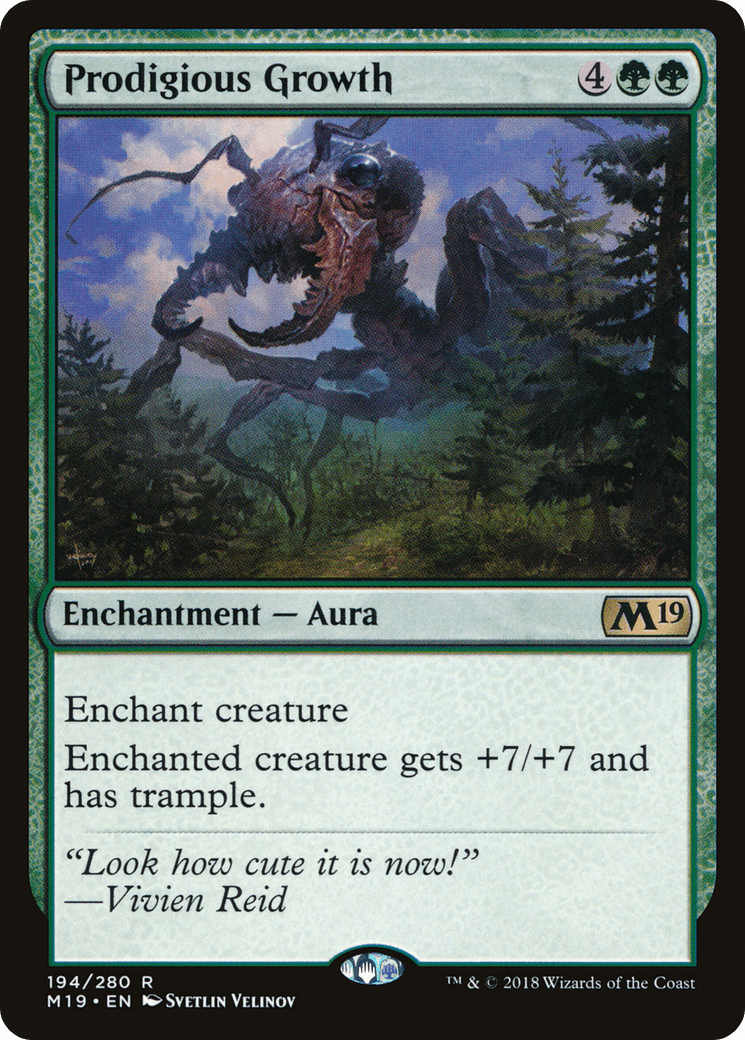 Prodigious Growth [Core Set 2019] Foil