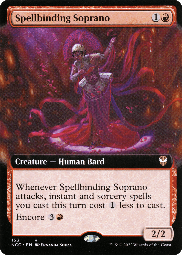 Spellbinding Soprano (Extended Art) [Streets of New Capenna Commander]