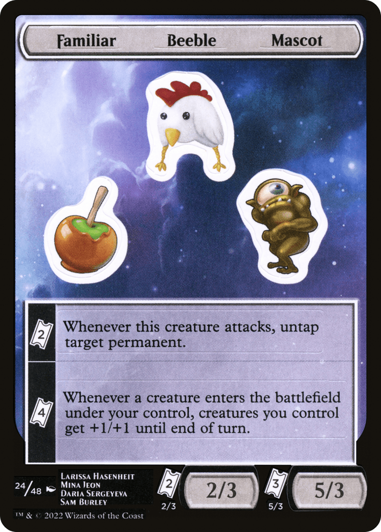 Familiar Beeble Mascot [Unfinity Stickers]