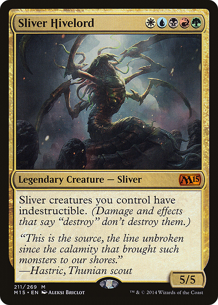 Sliver Hivelord [Magic 2015] Foil