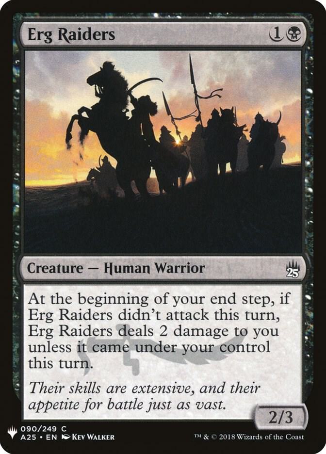 Erg Raiders A25-90/5075 (The List Reprints) 