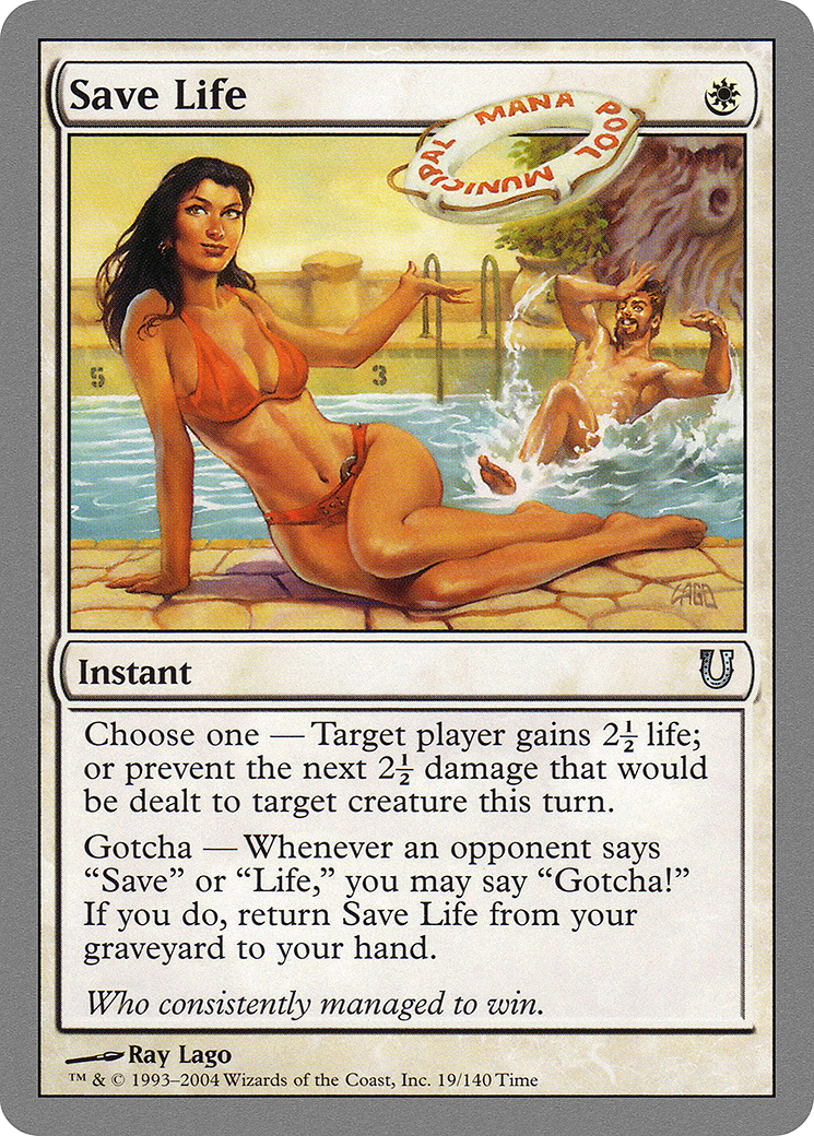 Save Life [Unhinged] Foil