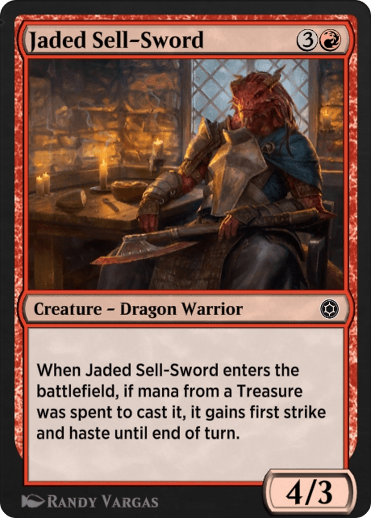 Jaded Sell-Sword (HBG-185) - Alchemy Horizons: Baldur's Gate