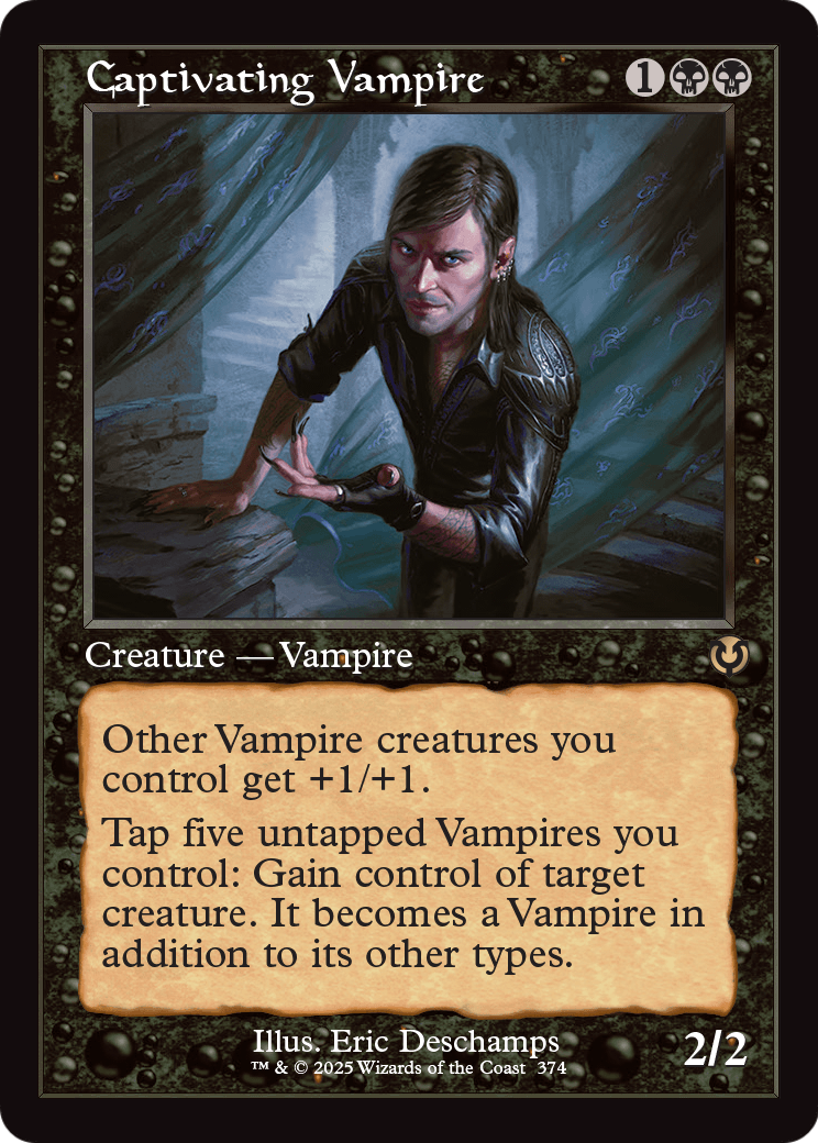 Captivating Vampire (Retro Frame) (-374) [Innistrad Remastered]  Foil