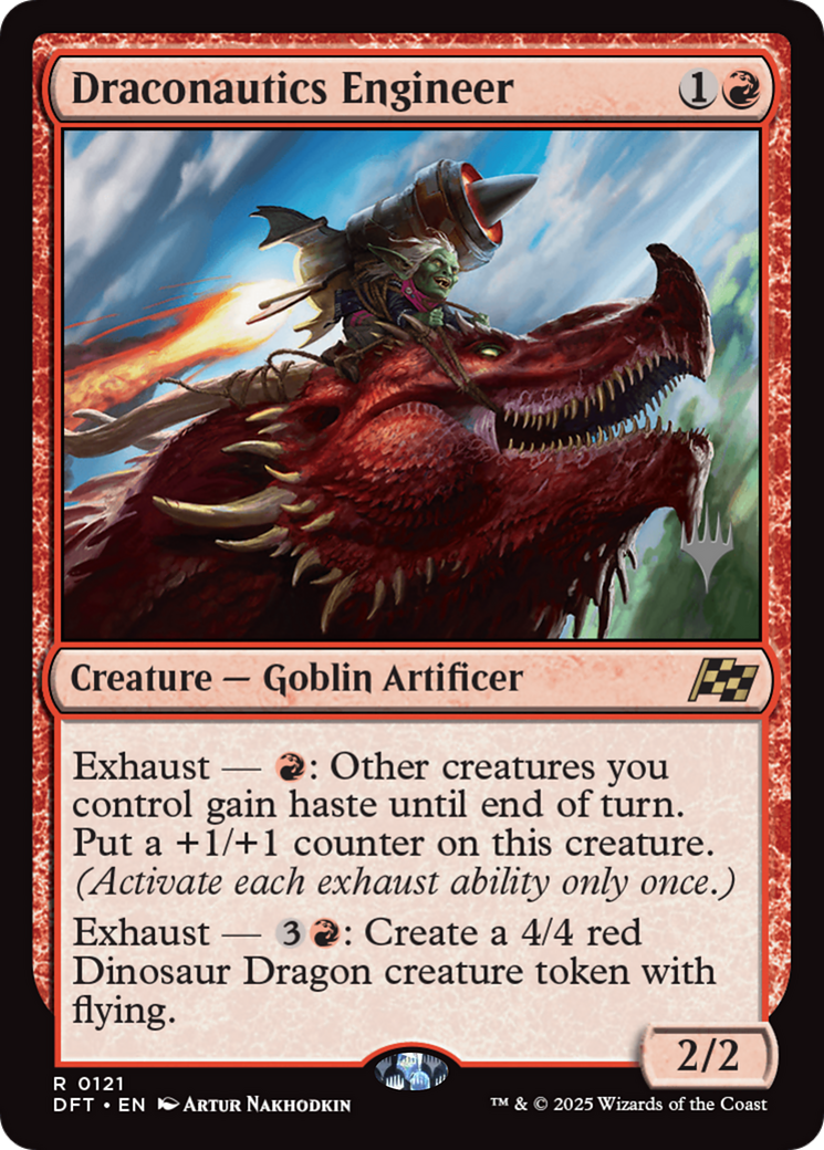 Draconautics Engineer (121) [Promo Pack: Aetherdrift]  Foil