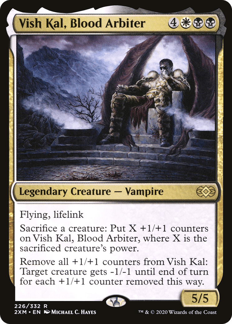 Vish Kal, Blood Arbiter [Double Masters] Foil