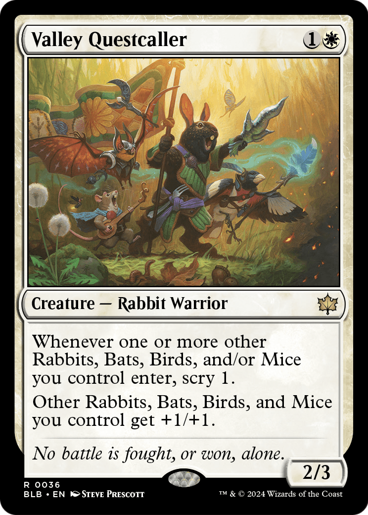 Valley Questcaller [Bloomburrow] Foil