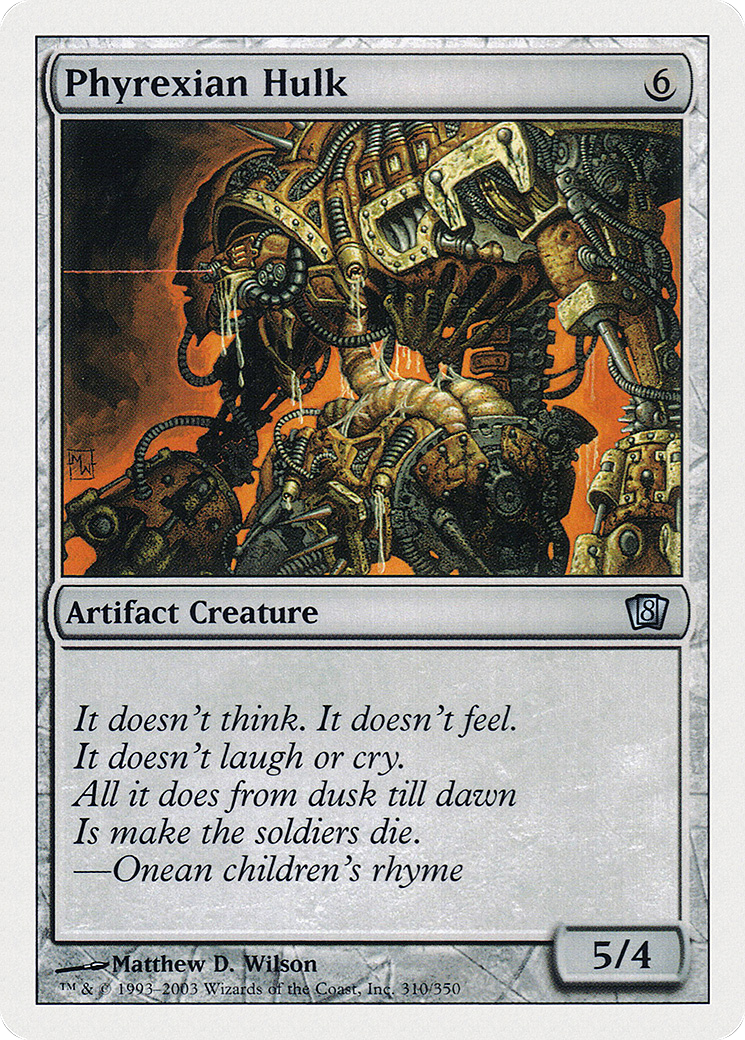 Phyrexian Hulk [Eighth Edition] Foil