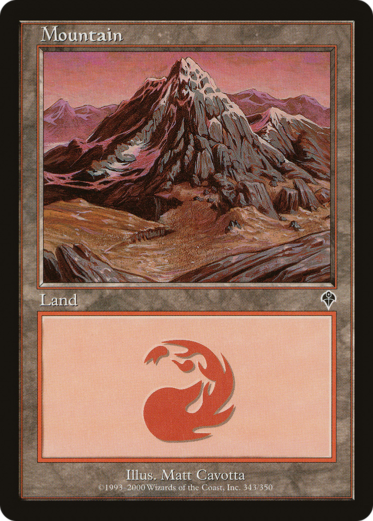 Mountain (343) [Invasion] Foil