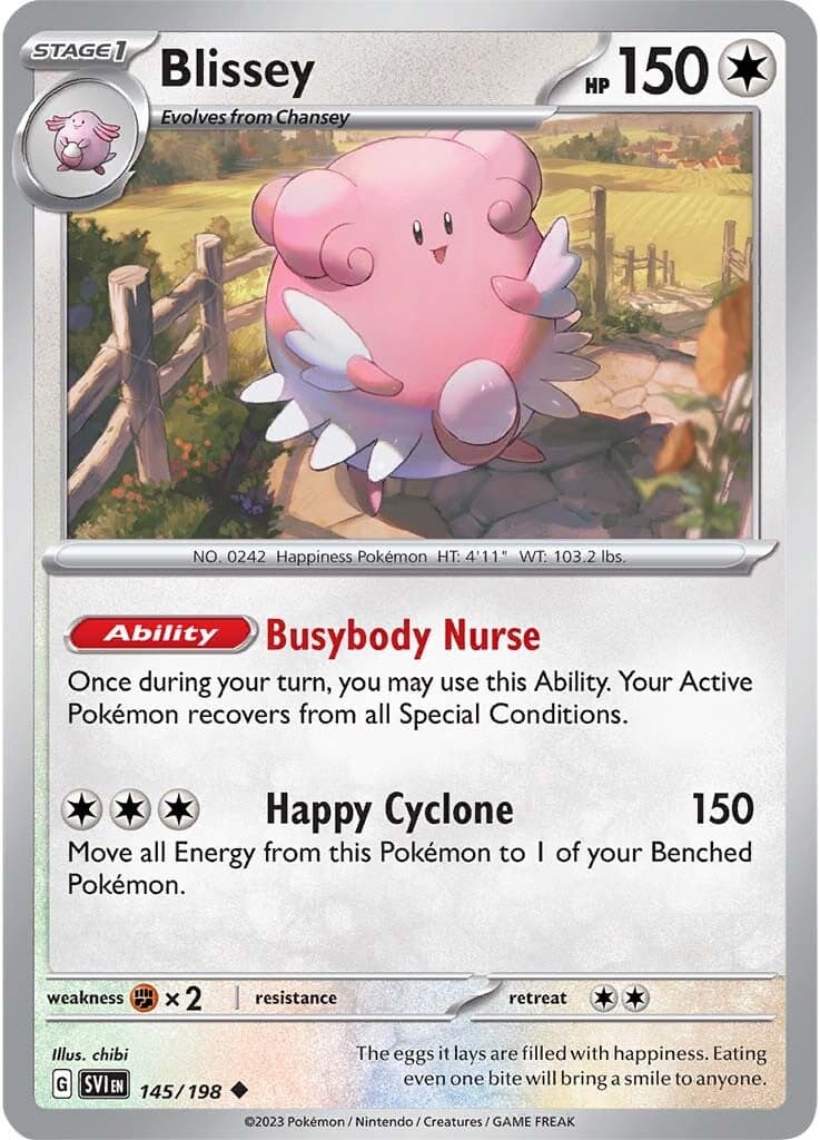 Blissey 145- SV01 Scarlet & Violet Base Set