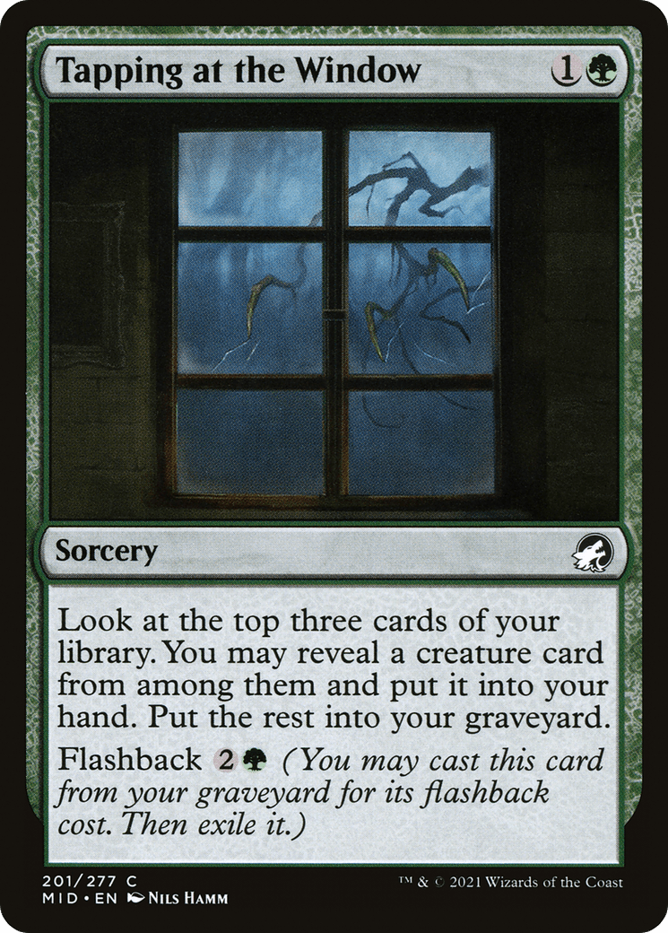 Tapping at the Window [Innistrad: Midnight Hunt] Foil