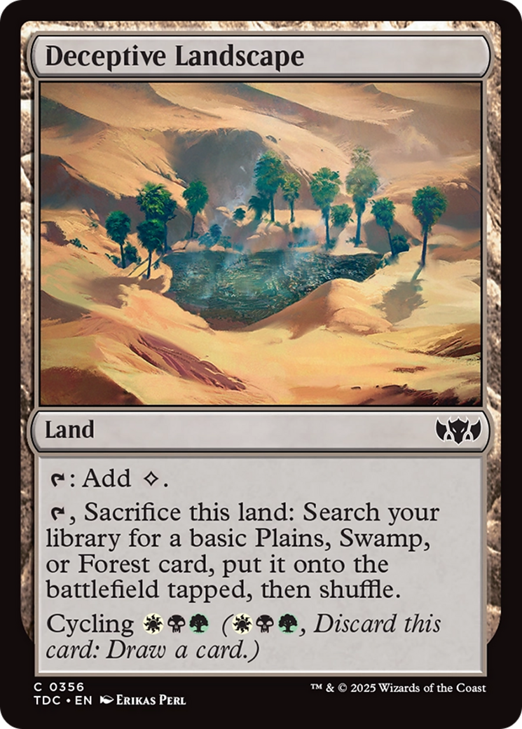 Deceptive Landscape (356) [Commander: Tarkir: Dragonstorm]