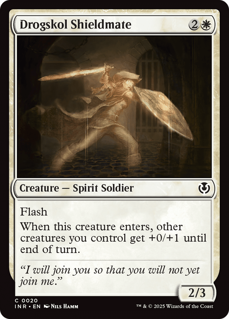 Drogskol Shieldmate (-020) [Innistrad Remastered]
