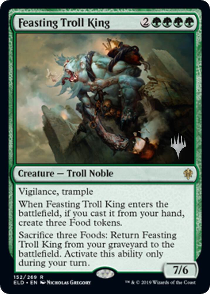Feasting Troll King 152 (Promo Pack: Throne of Eldraine) 