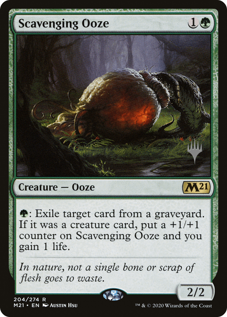 Scavenging Ooze (Promo Pack) [Core Set 2021 Promos] Foil