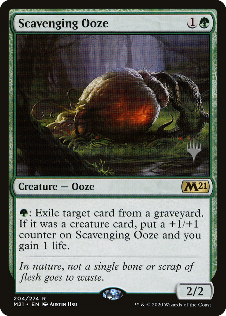 Scavenging Ooze (Promo Pack) [Core Set 2021 Promos] Foil