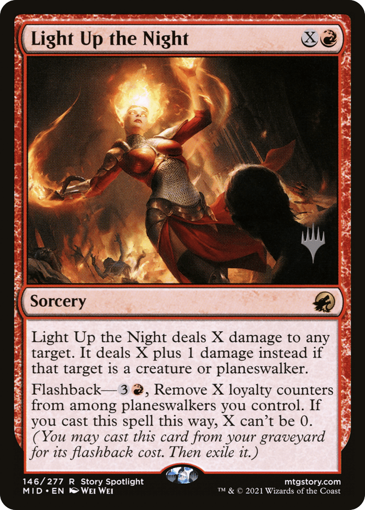 Light Up the Night (Promo Pack) [Innistrad: Midnight Hunt Promos] Foil