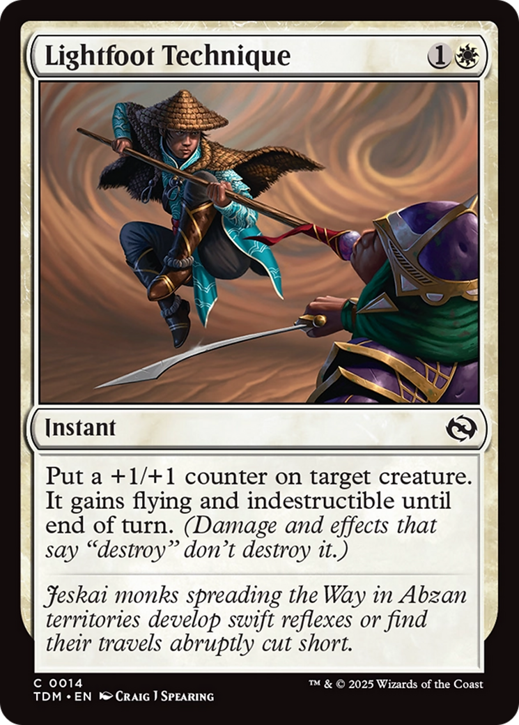 Lightfoot Technique (014) [Tarkir: Dragonstorm]