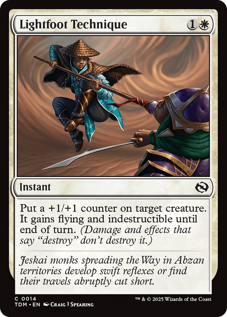 Lightfoot Technique (014) [Tarkir: Dragonstorm]