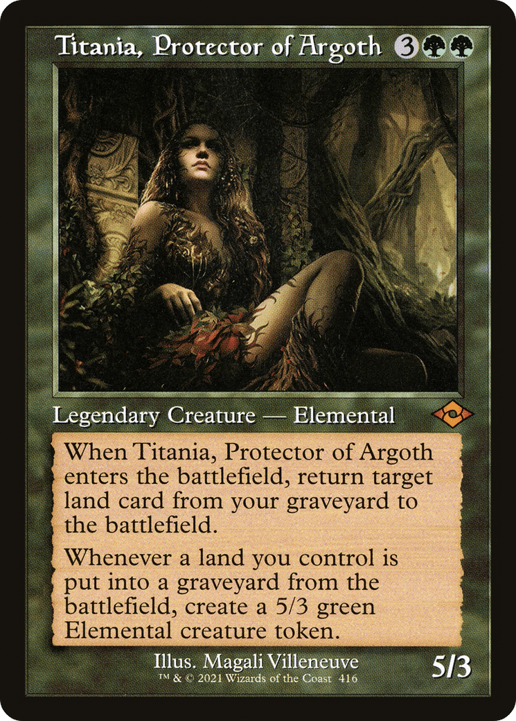 Titania, Protector of Argoth (Retro) [Modern Horizons 2] Foil