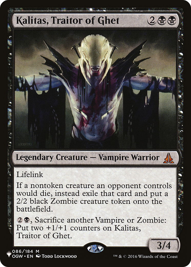 Kalitas, Traitor of Ghet |  (OGW-86) [The List]