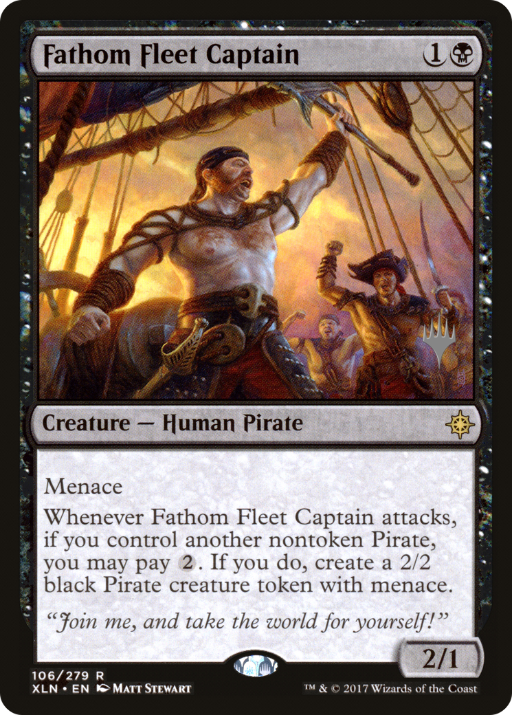 Fathom Fleet Captain (Promo Pack) [Ixalan Promos] Foil