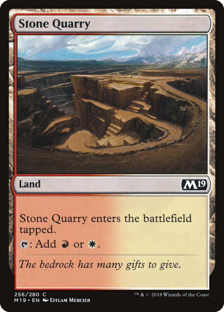 Stone Quarry [Core Set 2019] Foil