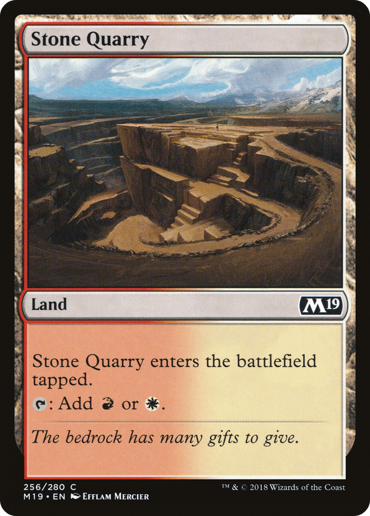 Stone Quarry [Core Set 2019] Foil