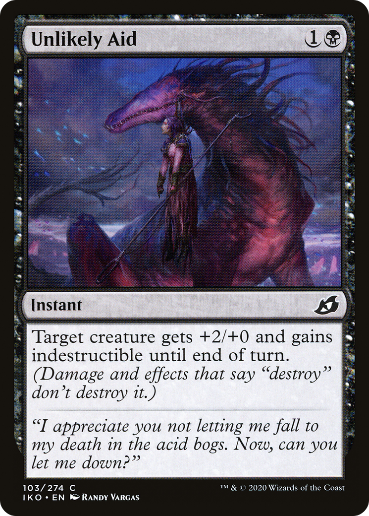 Unlikely Aid [Ikoria: Lair of Behemoths] Foil