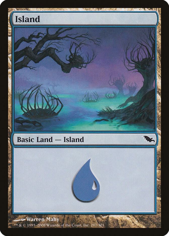 Island 287/301 (Shadowmoor)  - Foil