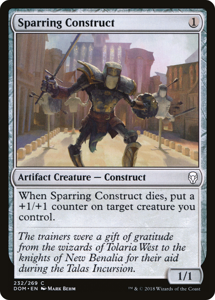 Sparring Construct [Dominaria] Foil