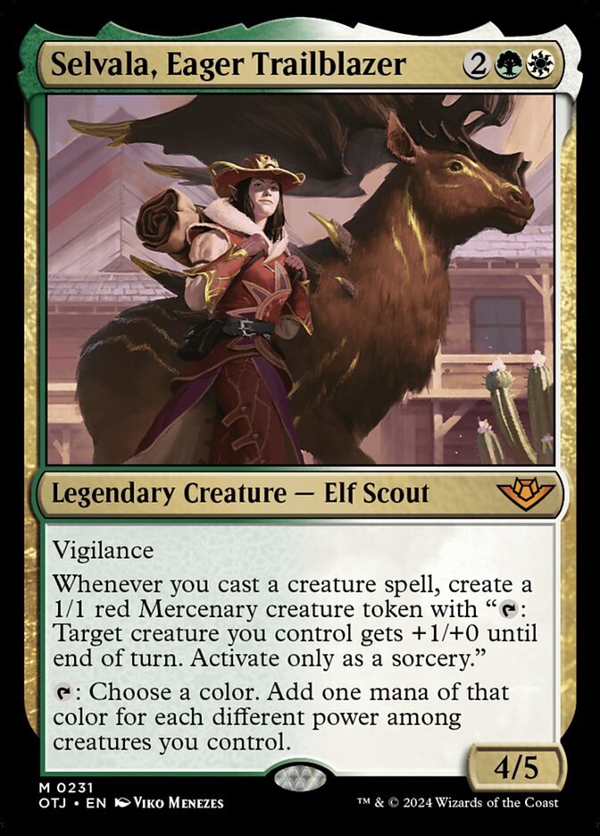 Selvala, Eager Trailblazer 231 (Outlaws of Thunder Junction) 