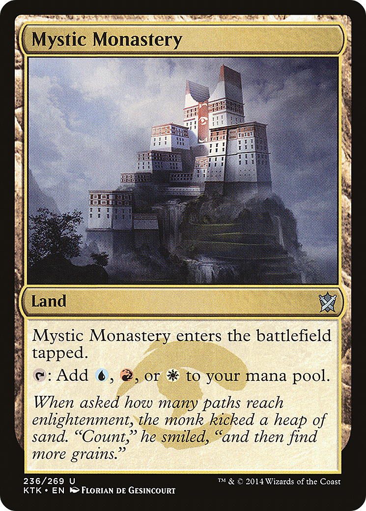 Mystic Monastery [Khans of Tarkir] Foil