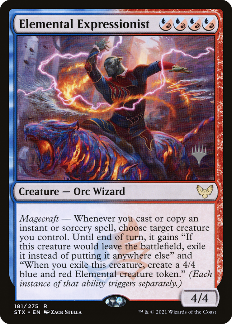 Elemental Expressionist (Promo Pack) [Strixhaven: School of Mages Promos] Foil
