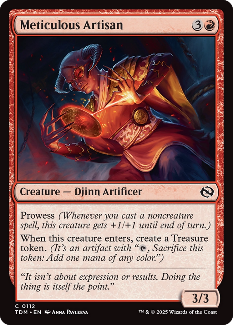Meticulous Artisan (112) [Tarkir: Dragonstorm]  Foil
