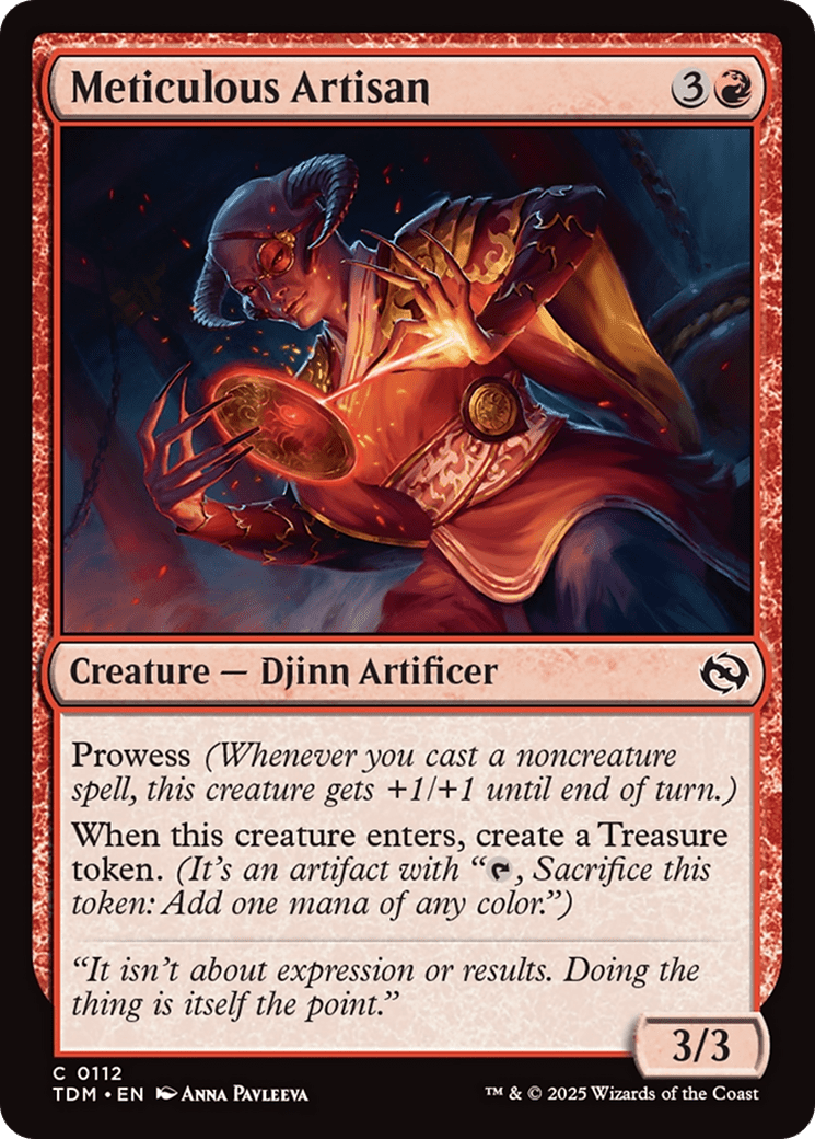 Meticulous Artisan (112) [Tarkir: Dragonstorm]  Foil